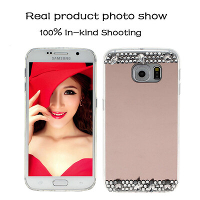 

Hot Bling Soft Silicone Mirror Phone Case Cover for Samsung Galaxy S6 edge Plus