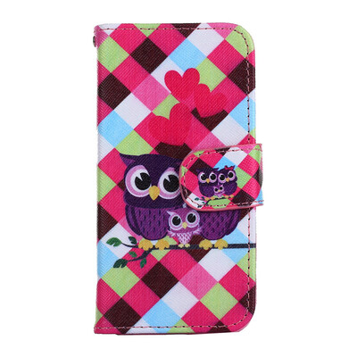 

MOONCASE чехол для iPhone 5G / 5S Флип PU кожаный бумажник Складная подставка Feature Чехол обложка No.A02