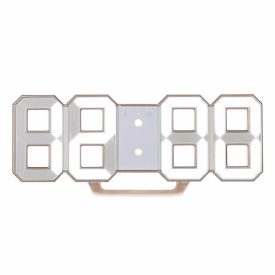 

Multifunctional Large LED Digital Wall Clock 12H24H Time Display With Alarm And Snooze Function Adjustable Luminance