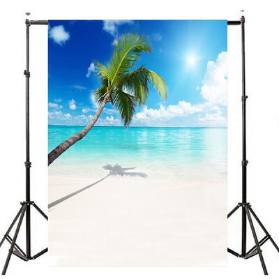 

2018 Summer Seascape Beach Dreamlike Haloes 3D Photography Background Screen Photo Video Photography Studio Fabric Props Backdrop