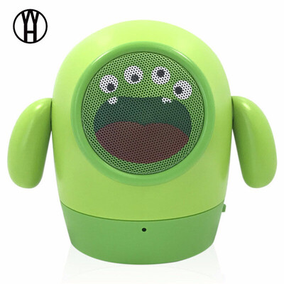 

WH Bluetooth Cute Speaker Doll Портативный HIFI сабвуфер Беспроводной громкой связи Музыкальный плеер для миньонов Мобильный телефон iphone5 6 xiaomi
