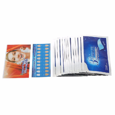 

14pcs box 3D Teeth Whitening Strips Teeth Dental Whitening Double Elastic Gel Strips Dental Tools Teeth Strips Practical