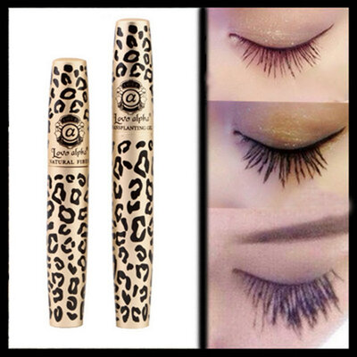 

Eyelash Extension Transplanting Gel & Fiber Lash Mascara Set Leopard Casing Leopard