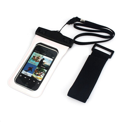 

White Waterproof Swiming Dry Bag Cover Case For Mobile phone iPhone 5 5G