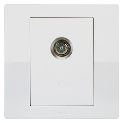 

Siemens (SIEMENS) 5UH80353NC01 switch socket Yue move broadband TV socket (elegant white