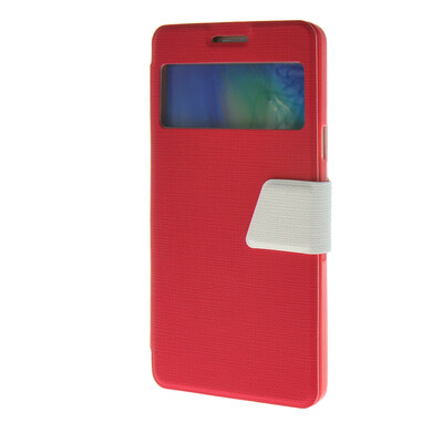 

MOONCASE View window Leather Wallet Flip Stand Pouch чехол для Samsung Galaxy A7 Hot pink
