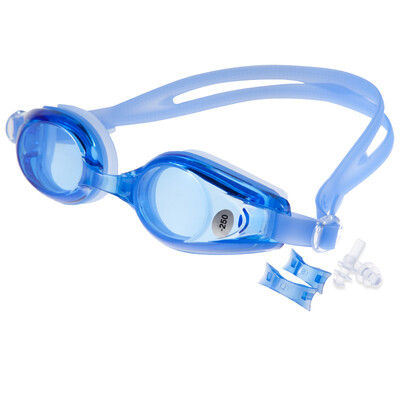 

Нечетное море QH1518 близорукости очки мужчин и женщин с общей степенью плавательных очков синий 250 градусов