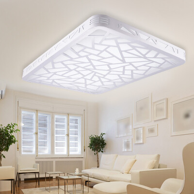 

[Jingdong Supermarket] for the first time the ceiling lamp restaurant lights Daqing wood 65 * 47cm white section DD1605 led32w with light