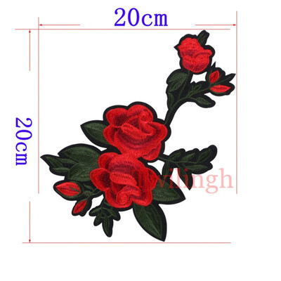 

1 Pcs Brand Flower Patches 5 Style Sticker Embroidery Motif Applique Garment Bride Women DIY Clothes Bride Wedding Dress Party