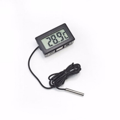 

Digital thermometer electronic temperature meter Aquarium Refrigerator Water 1M sensor wire -50-110C
