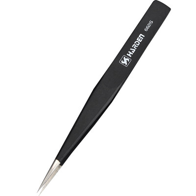 

Handen Harden anti-static tweezers stainless steel tweezers precision pointed holding tool 660215