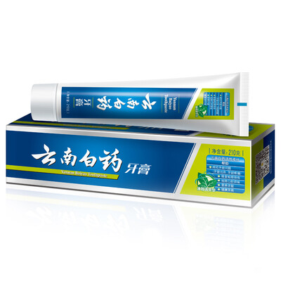 

Yunnan white toothpaste 210g mint fresh type