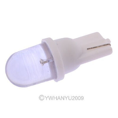 

10MM 12V ROUND LED BA9S BRIGHT INTERIOR DOME MAP WHITE LIGHT BULB/LAMP 82882