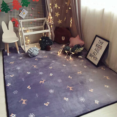 

Ai Wei mat coral fleece non-slip door mat bathroom mats bedroom dust mat snow romantic 4060cm