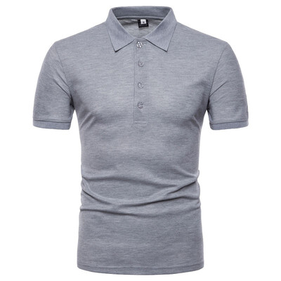 

Summer Fashion New Mens Print Short-sleeved Polo T-shirt