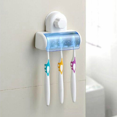 

MyMei Rack Toothbrush Holder Bathroom Accessory Suction Stand Mount New