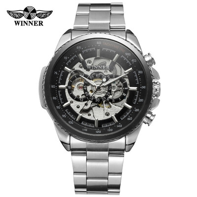 

Winner skeleton mechanical watch w210