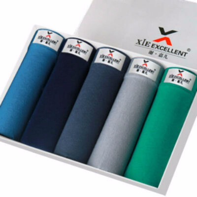 

Xiejiaer five mens underwear sports pure cotton youth