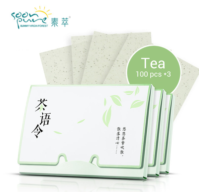 

SOONPURE Green Tea Facial Absorbent Paper Farewell Oil Face Cleanser Deep Black Head Remover Acne Treatment Face Tools Beauty