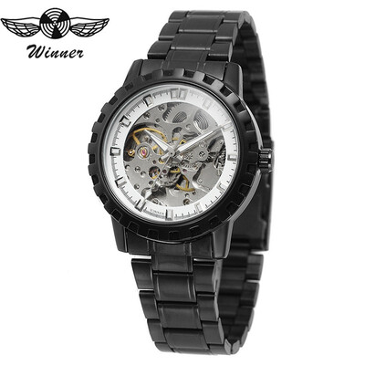 

Winner skeleton mechanical watch w208