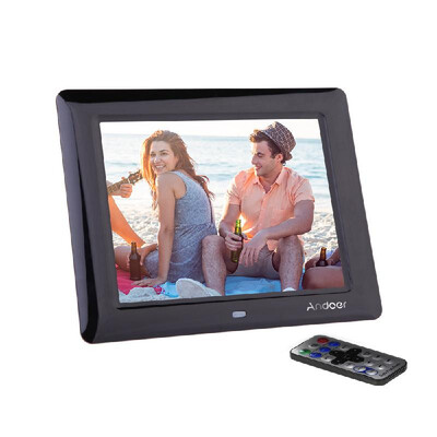 

New 8 inch HD TFT LCD Digital Photo Picture Frame Alarm Clock MP3 MP4 Movie Player 16G with Remote Desktop EU US Plug