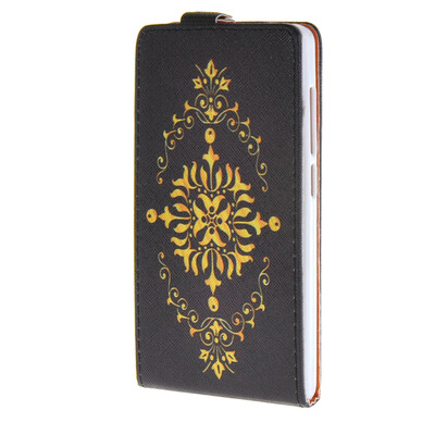 

MOONCASE Pattern Style PU Leather Pouch Bottom Flip чехол для Cover Huawei Ascend P7 Mini /a01