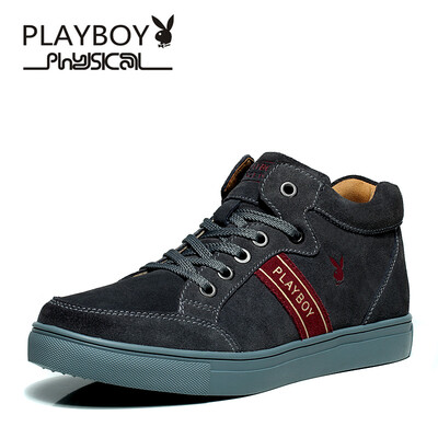 

PLAYBOY brand Winter leisureWearable&non-slip High-top Fashion sportsSki bootsMens shoes