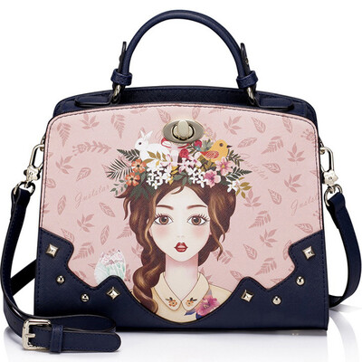 

JUST STAR JUST STAR Women&39s bag new handbag shoulder bag women trend fashion ladies bag women Meng fun leisure 170918-06 ink blue