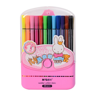 

Morning light M & G FCP90148 Miffy bar can be washed watercolor pen brush 36 color box box color random