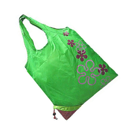 

UpperX Strawberry pattern foldable reusable environment protection shopping bag green