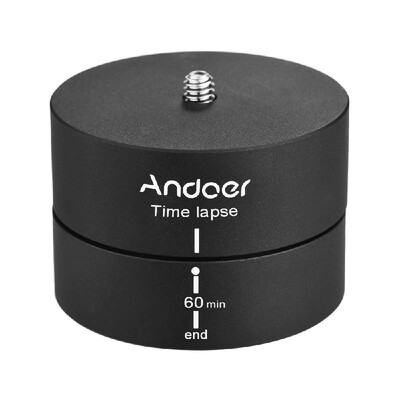 

Andoer 360 Degrees Panning Rotating Time Lapse Stabilizer Tripod Adapter for Gopro DSLR