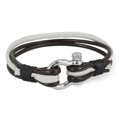 

Triple Layer Nylon Rope Wrap Bolt Clasp Bracelet 87