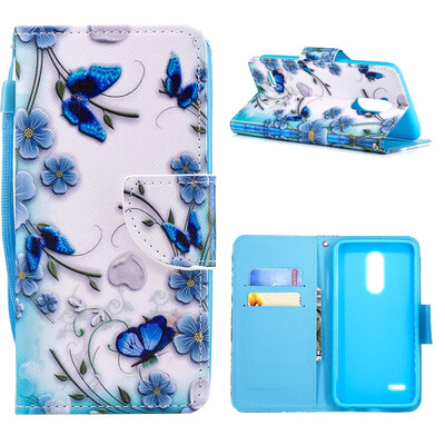 

MOONCASE Huawei P20 Lite painted leather case with small hand rope - magic butterfly