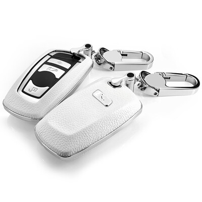 

SAIBON key case key ring leather car key cover protective case