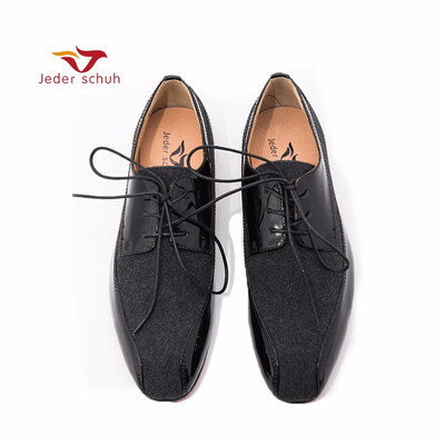 

Jeder schuh new Patent Leather stitching mens loafers Banquet&Wedding mens dress shoes lace-up men shoes