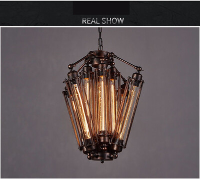 

Black big size cheap industrial vintage metal frame ceiling chain chandelier pendant light for living room