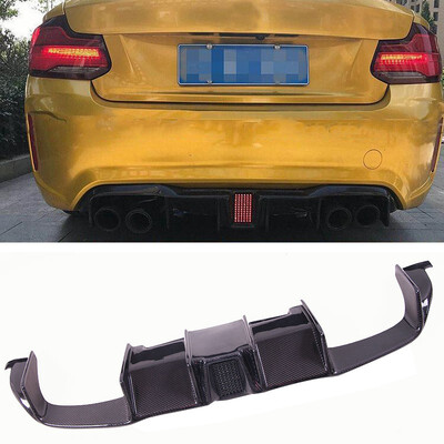 

LED Style flashlight Carbon fiber Rear Diffuser Fit For BMW F87 M2