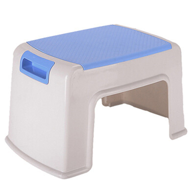 

【Jingdong Supermarket】 Hell (Hore) stool bench stool plastic stool with handle trumpet blue one