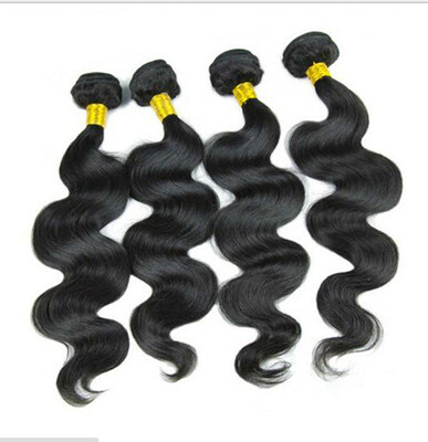

Remeehi 15" ~ 30" Brazilian Virgin Body Wave Human Hair Weft Extensions Weave Jet Black Color1#