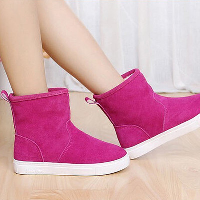 

Hot sale winter women ankle boots suede snow boots shoes for women 35-44