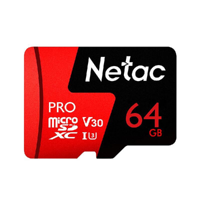 

Netac 64GB Pro Micro SDXC TF Memory Card Data Storage V30UHS-I U3 High Speed Up To 98MBs