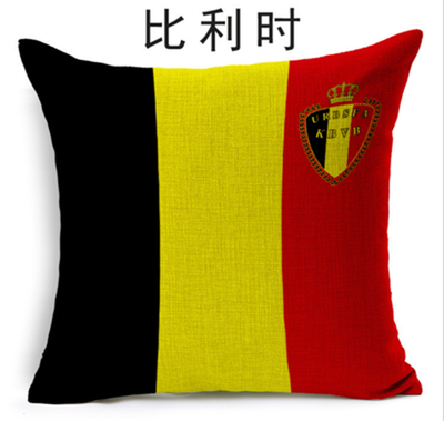 

Cntomlv hot sale New Arrival The 2018 Russia World Cup Home Decor Cushion Cover Soccer Decorative Pillowcovers Wholesale