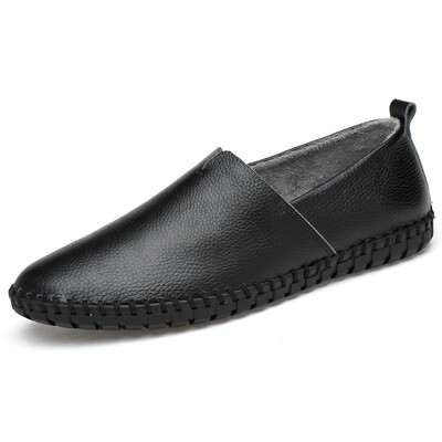

Big Size Men Genuine Leather Shoes Fashion Slip On Shoes For Men Italian Leather Men Loafers Luxury Brand Men Shoes