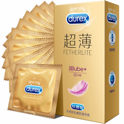 

Durex condom male condom ultra-thin family planning supplies lubrication slippery ultra-thin 12 adult products Durex