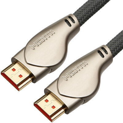 

Shanze (SAMZHE) Deluxe Gold Plated 2.0 Zhenxin Edition HDMI Цифровой проектор с высокой разрешающей способностью Компьютерный телевизор Кабель для подключения телеприставки 5 м Поддержка 4k 3D-функций CZ-A55