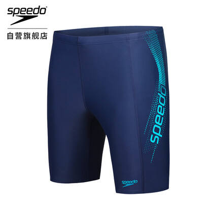 

Speedo speed ratio Tao dynamic comfortable high-elastic anti-chlorine fitness casual soft&quick-drying mens five-point knee-length swimming trunks 8092525753 blue blue 40