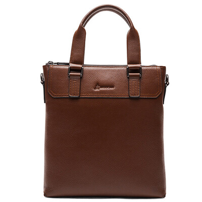 

Scarecrow MEXICAN boutique male package cowhide men bag casual fashion vertical section square shoulder Messenger document bag MXC50136M-04 brown