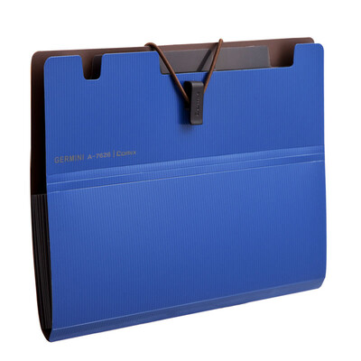 

Comix A7626 A5 6 bag organ bag package Germini series blue