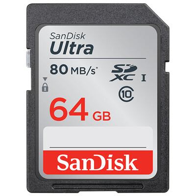 

Карта памяти microSDHC SanDisk Ultra, 64Гб
