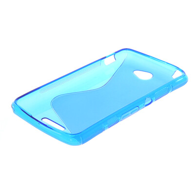 

MOONCASE S - линия Мягкий силиконовый гель ТПУ защитный чехол гибкой оболочки Защитный чехол для Sony Xperia Е4 синий